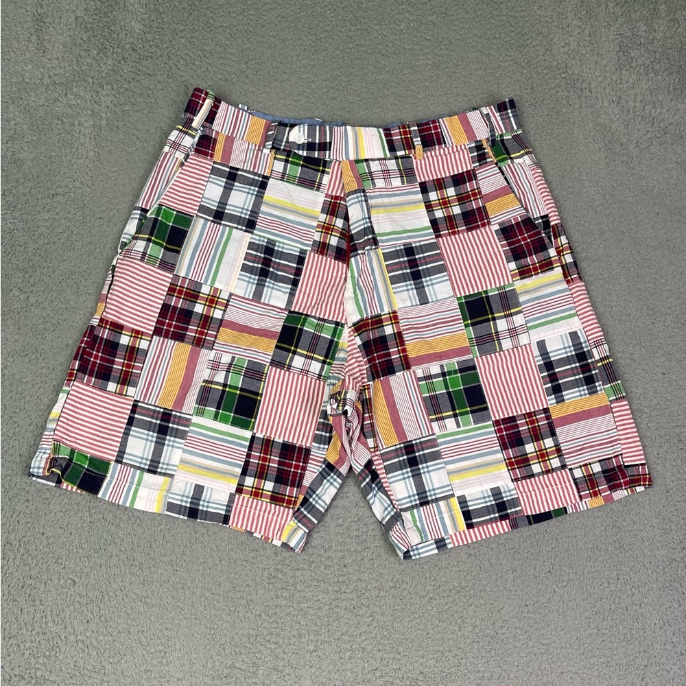 Peter Millar Plaid Patchwork Shorts - image 2